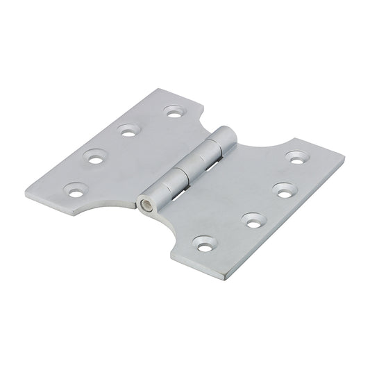 TIMCO Parliament Hinge (488) - Solid Brass - Satin Chrome - 102 x 100 - Image