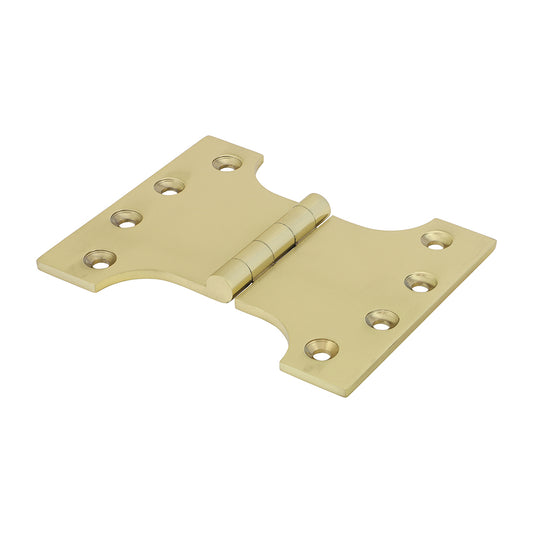 TIMCO Parliament Hinge (488) - Solid Brass - Polished Brass - 102 x 125 - Image