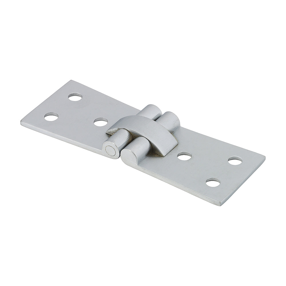 TIMCO Counterflap Hinge - Solid Brass - Satin Chrome - 100 x 40 - Image