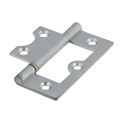 TIMCO Plain Bearing Flush Hinge - Solid Brass - Satin Chrome - 60 x 41