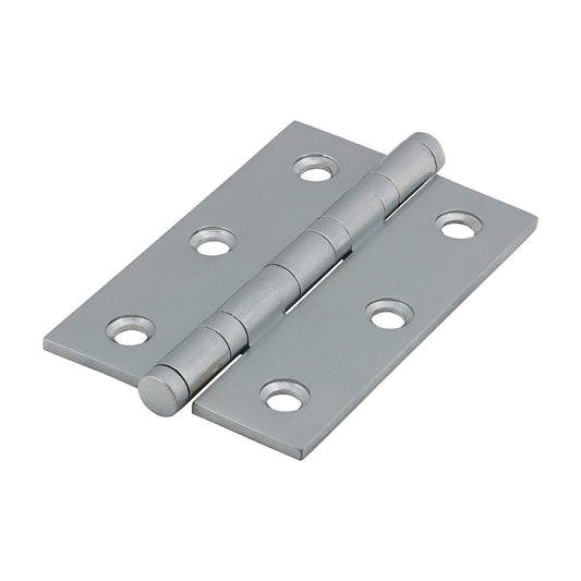TIMCO Performance Ball Race Hinge - Solid Brass - Satin Chrome - 76 x 50