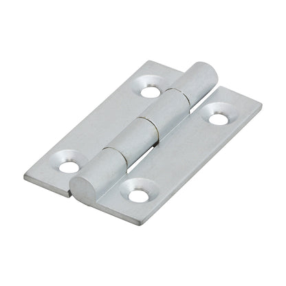 TIMCO Solid Drawn Hinge - Solid Brass - Satin Chrome - 38 x 22