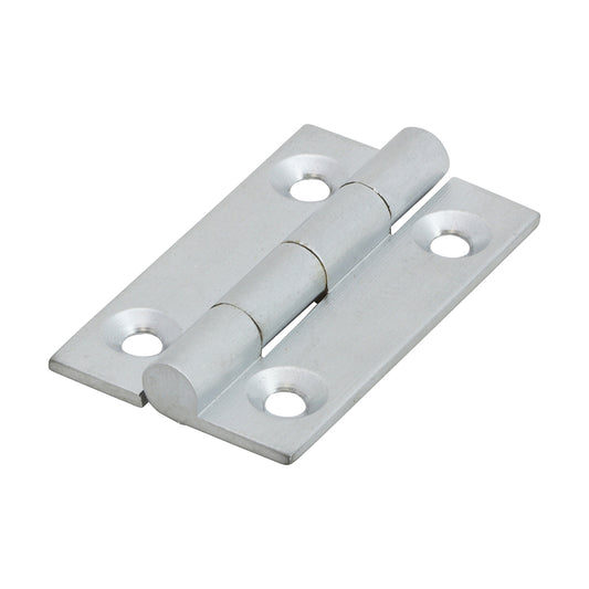 TIMCO Solid Drawn Hinge - Solid Brass - Satin Chrome - 38 x 22