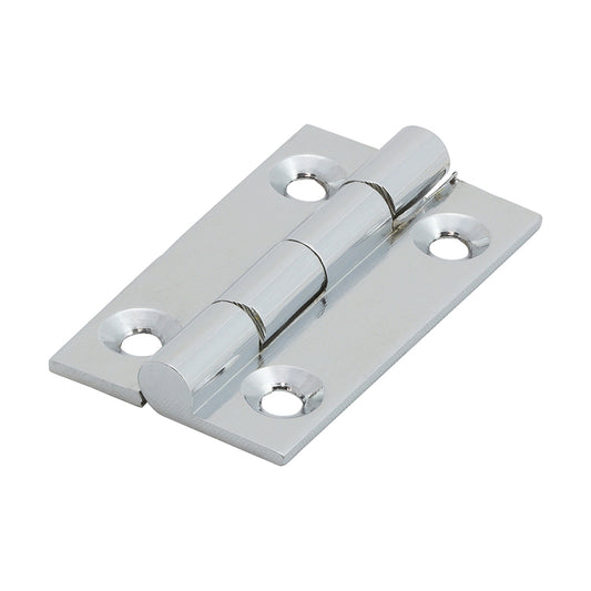 TIMCO Solid Drawn Hinge - Solid Brass - Polished Chrome - 38 x 22