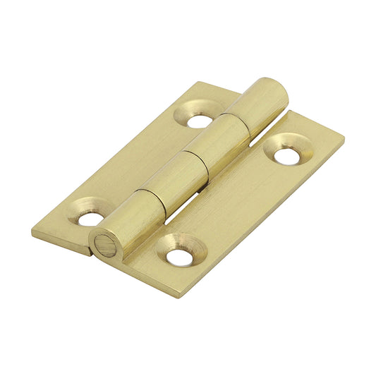 TIMCO Solid Drawn Hinge - Solid Brass - Polished Brass - 38 x 22