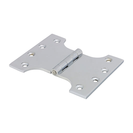 TIMCO Parliament Hinge (488) - Solid Brass - Polished Chrome - 102 x 125 - Image