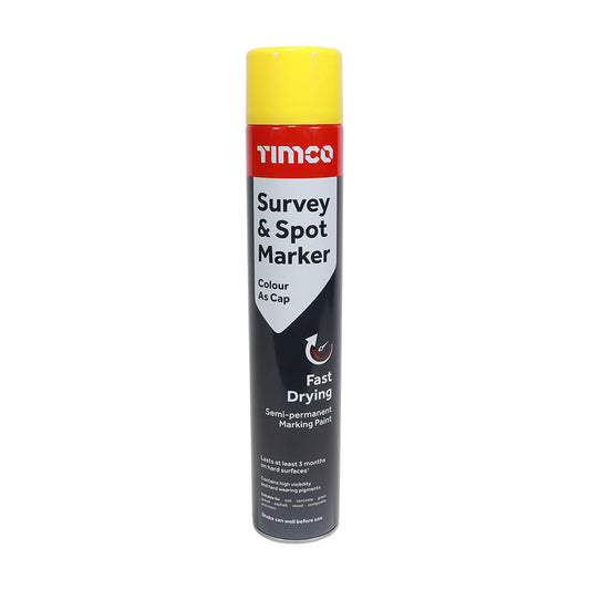 TIMCO Survey & Spot Marker Yellow - 750ml - Image