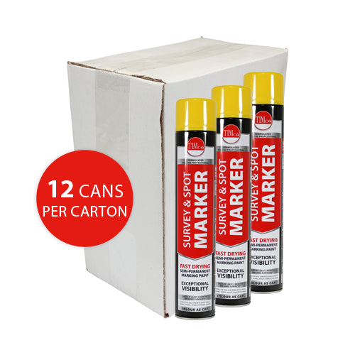 TIMCO Survey & Spot Marker Yellow - 750ml - Image