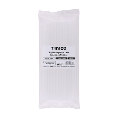TIMCO Expanding Foam Applicator Gun Extension Nozzles - 200mm - Image