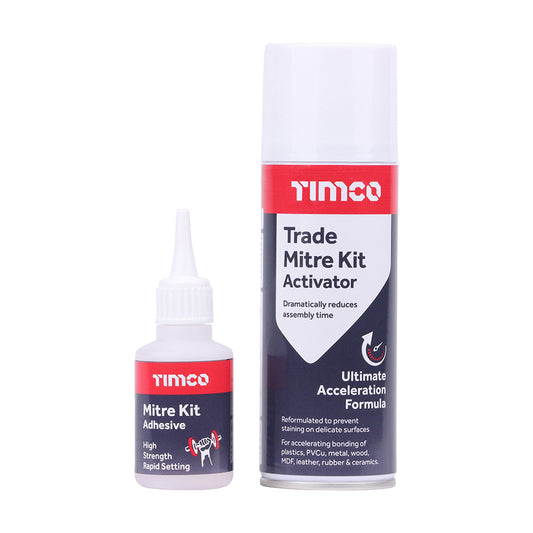 TIMCO Trade Instant Bond Mitre Kit - 200ml / 50g - Image