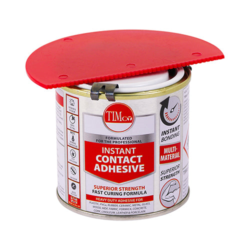 TIMCO Contact Adhesive, Rapid Setting Multi-Purpose Impact Resistant Adhesive - 250ml
 - Image