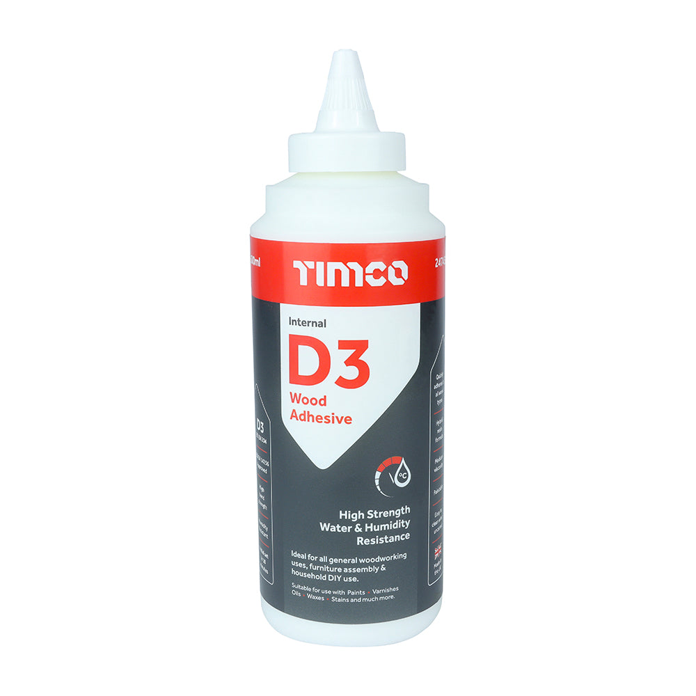 TIMCO Internal D3 Wood Adhesive - 500ml - Image