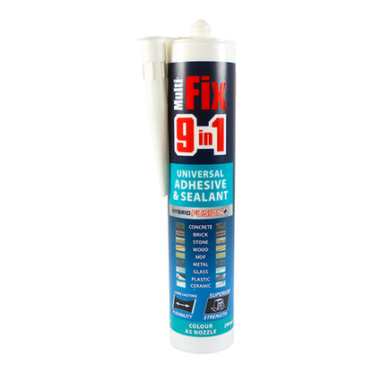 TIMCO 9 In 1 Universal Adhesive & Sealant White - 290ml - Image