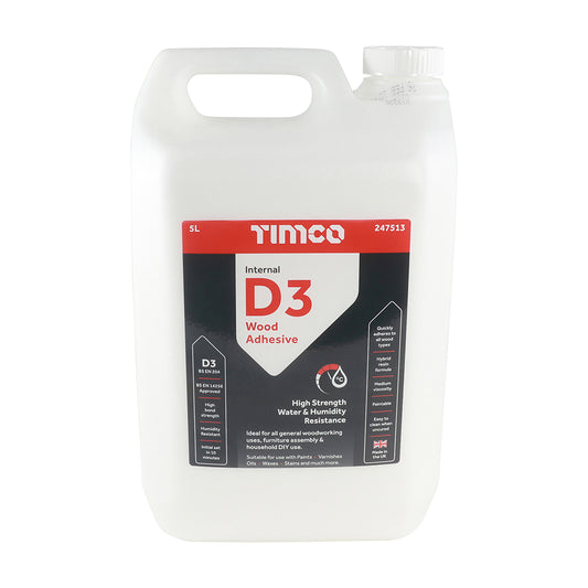 TIMCO Internal D3 Wood Adhesive - 5L - Image