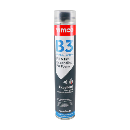 TIMCO Fill & Fix Expanding PU Foam B3 Gun Grade - 750ml - Image