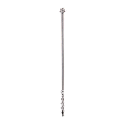 TIMCO Timber Screws Hex Flange Head A4 Stainless Steel - 6.7 x 250 - Image