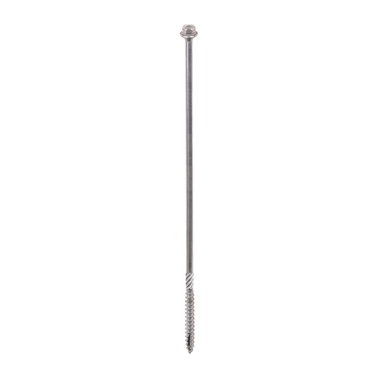 TIMCO Timber Screws Hex Flange Head A4 Stainless Steel - 6.7 x 250 - Image
