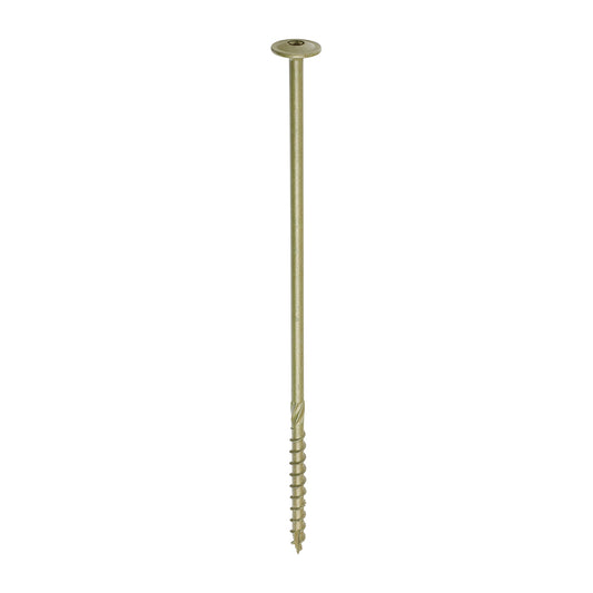 TIMCO Wafer Head Exterior Green Timber Screws  - 8.0 x 250 - Image