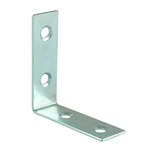 TIMCO Corner Braces Silver - 25 x 25 x 16 - Image