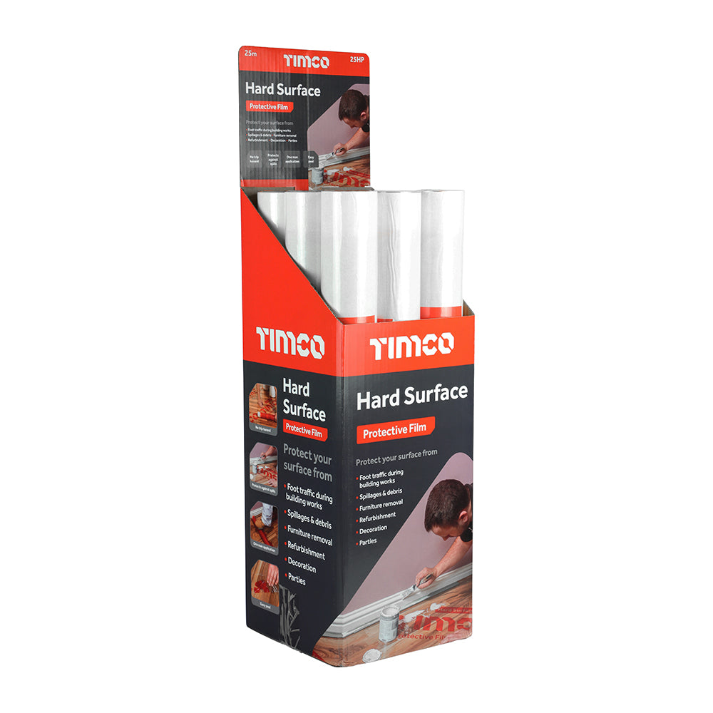 TIMCO Protective Film For Hard Surfaces - 25m x 0.6m - Image