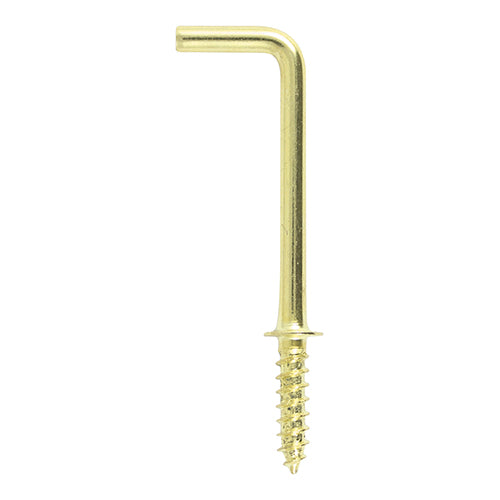 TIMCO Cup Hooks Square Electro Brass - 25mm - Image