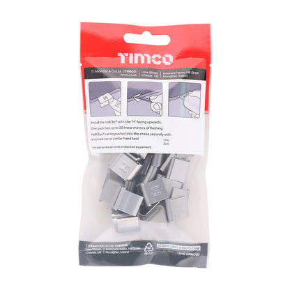 TIMCO Hallclip Lead Flashing Fixing Clips To Suit 6 - 18mm Chase Joints - Image