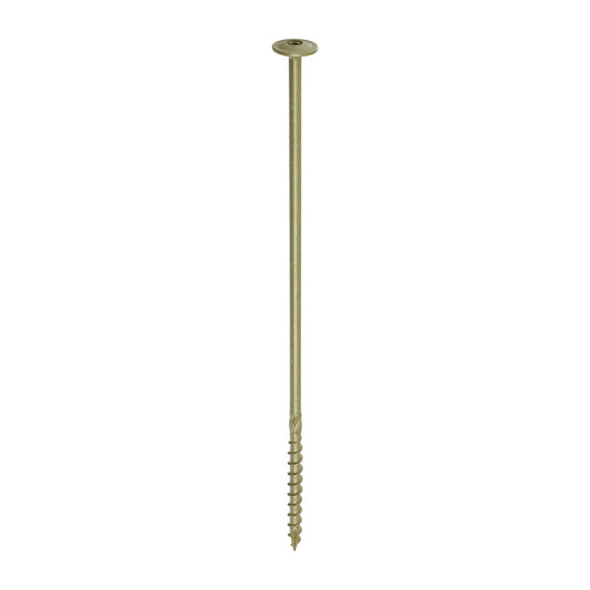 TIMCO Wafer Head Exterior Green Timber Screws  - 8.0 x 275 - Image