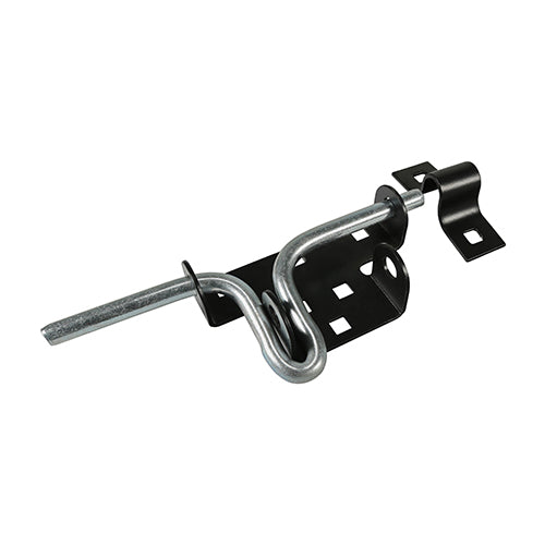 TIMCO Slide Action Padbolt Black - 7.2" - Image