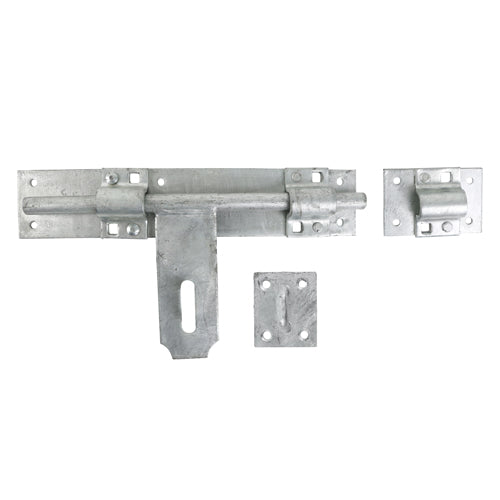 TIMCO Heavy Cross Pattern Door Bolt Hot Dipped Galvanised - 24" - Image