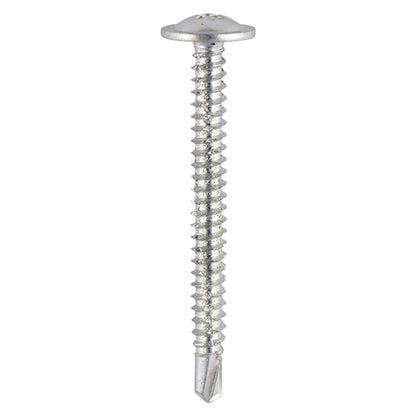TIMCO Baypole Screws Wafer Flange PH Self-Drilling Point Zinc - 4.8 x 40 - Image