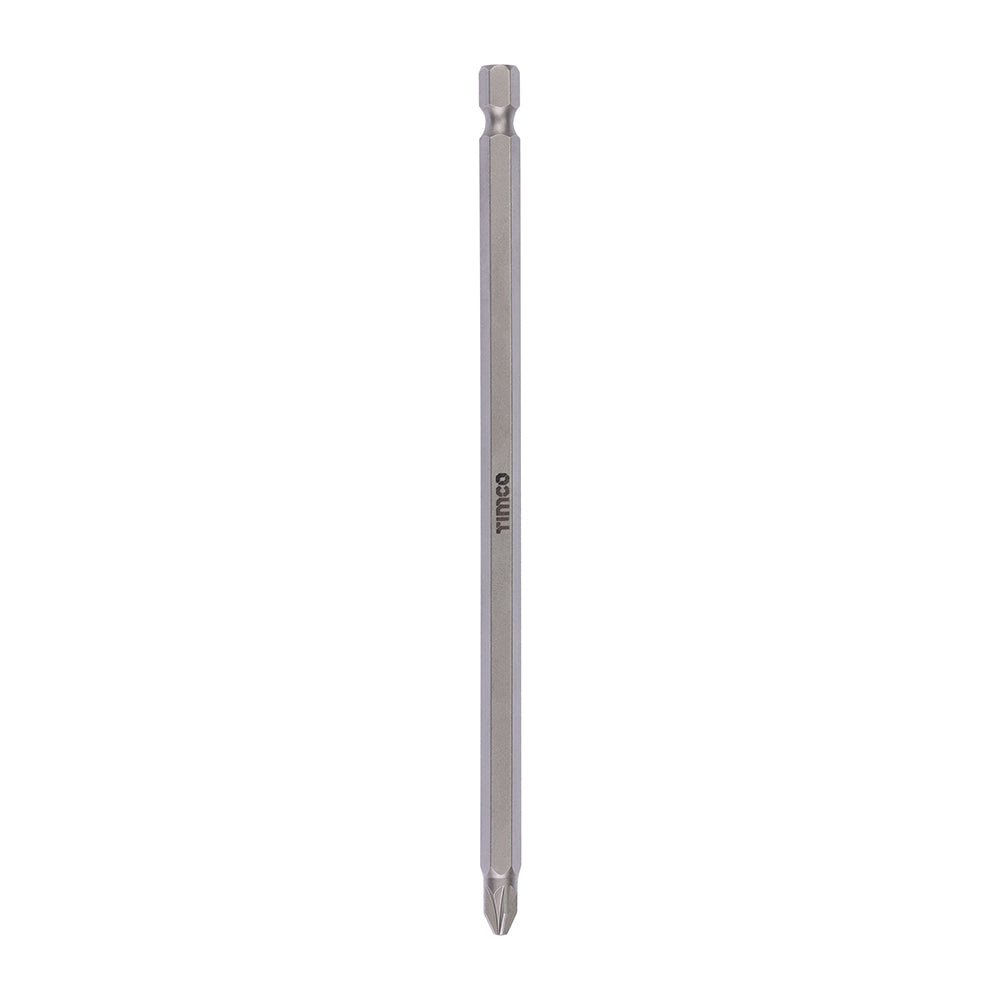 TIMCO Pozi Driver Bit S2 Grey - No.2 x 150 - Image