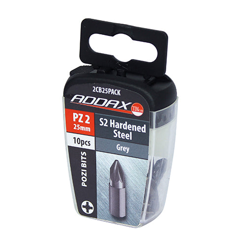 TIMCO Pozi Driver Bit S2 Grey - No.2 x 25 - Image
