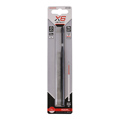 TIMCO X6 Impact Pozi Driver Bit - No.2 x 150 - Image