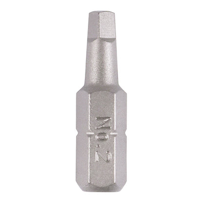 TIMCO Square Driver Bit S2 Grey - No.2 x 25 - Image
