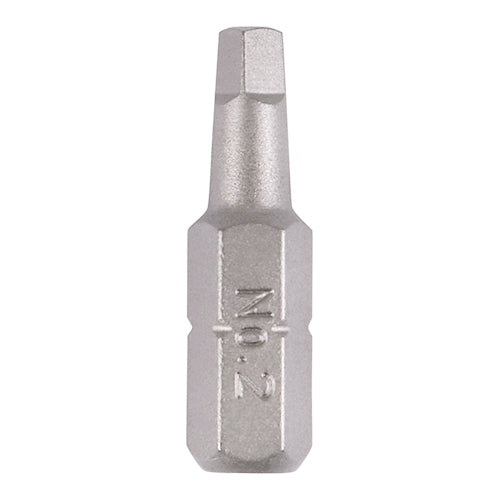TIMCO Square Driver Bit S2 Grey - No.2 x 25 - Image