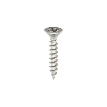 TIMCO Classic Multi-Purpose Countersunk A2 Stainless Steel Woodcrews - 3.0 x 12 - Image