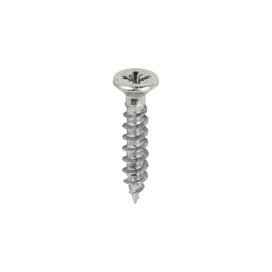 TIMCO Classic Multi-Purpose Reduced Head Countersunk Nickel Piano Hinge Woodscrews - 3.0 x 16 - Image