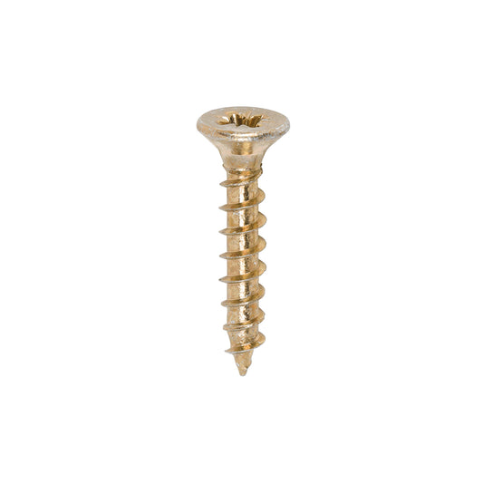 TIMCO Solo Countersunk Gold Woodscrews - 3.0 x 17 - Image