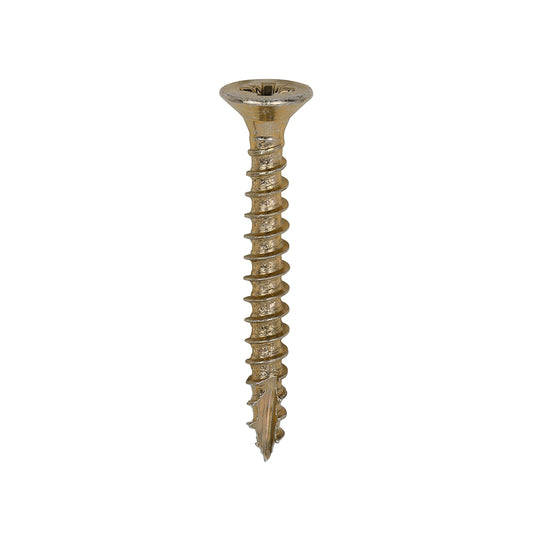 TIMCO Classic Multi-Purpose Countersunk Gold Woodscrews - 3.0 x 25 - Image