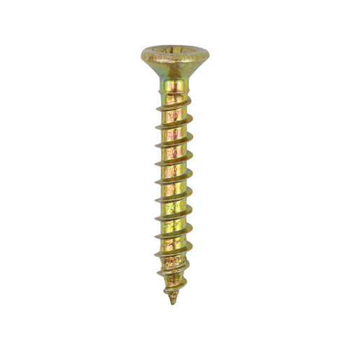 TIMCO Classic Multi-Purpose Reduced Head Countersunk Gold Piano Hinge Woodscrews - 3.0 x 25 - Image