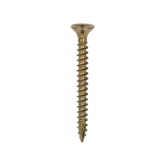 TIMCO Classic Multi-Purpose Countersunk Gold Woodscrews - 3.0 x 30 - Image