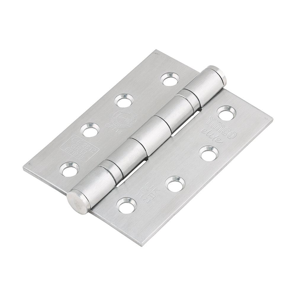 TIMCO Ball Bearing Hinges Grade 13 Satin Stainless Steel - 101 x 76 x 3.0 - Image