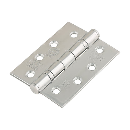 TIMCO Ball Bearing Hinges Grade 13 Polished Stainless Steel - 101 x 76 x 3.0 - Image