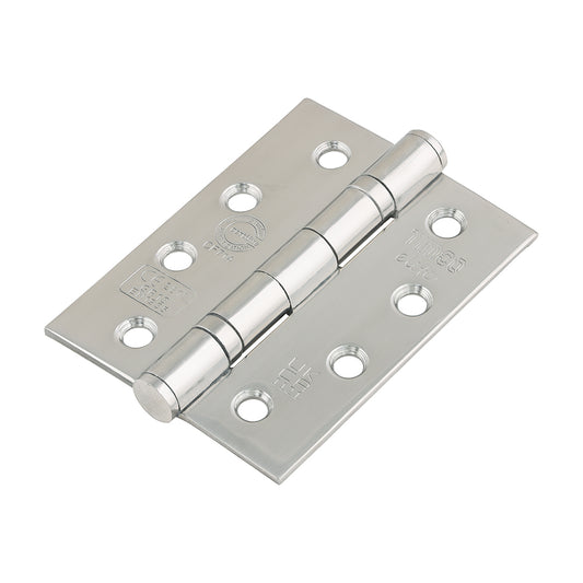 TIMCO Ball Bearing Hinges Grade 13 Polished Stainless Steel - 101 x 76 x 3.0 - Image