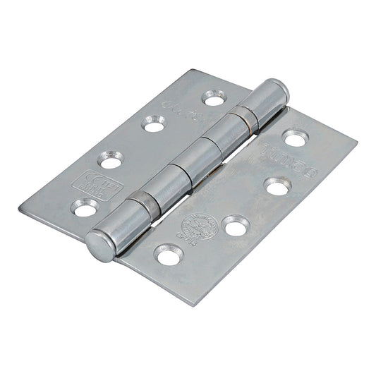 TIMCO Ball Bearing Hinges Grade 11 Steel Polished Chrome - 102 x 76 x 2.7 - Image