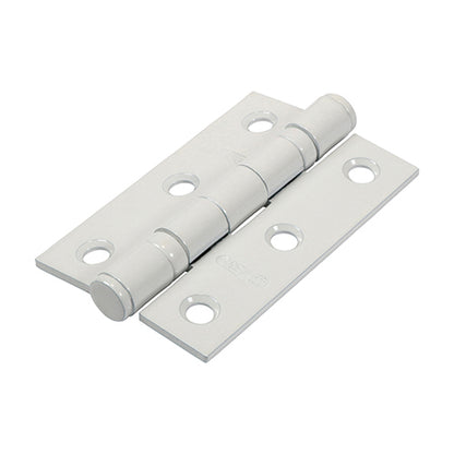 TIMCO  Twin Ball Bearing Hinges - Steel - White - 76 x 51