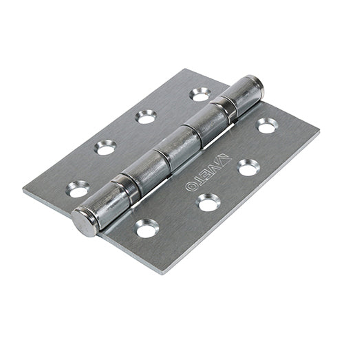 TIMCO  Twin Ball Bearing Hinges - Steel - Satin Chrome - 102 x 76