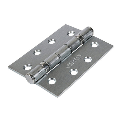 TIMCO  Twin Ball Bearing Hinges - Steel - Satin Chrome - 102 x 76