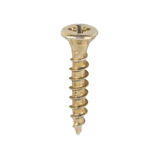 TIMCO Velocity Premium Multi-Use Countersunk Gold Woodscrews - 3.5 x 20 - Image