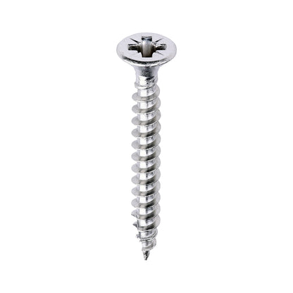 TIMCO Classic Multi-Purpose Countersunk A2 Stainless Steel Woodcrews - 3.5 x 30 - Image